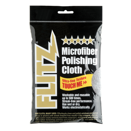 Flitz Microfiber Polishing Cloth - 16" x 16" - Single Bag MC200